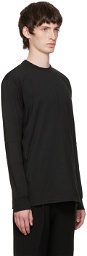 The Viridi-anne Black Cut-Out Long Sleeve T-Shirt