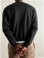 Auralee - Cotton-Jersey Sweatshirt - Black