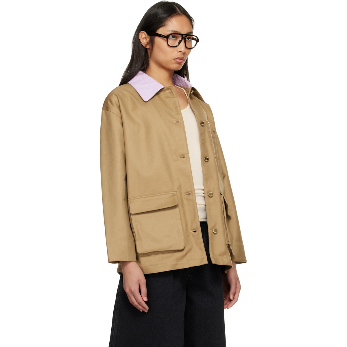 Casablanca Beige Pocket Jacket