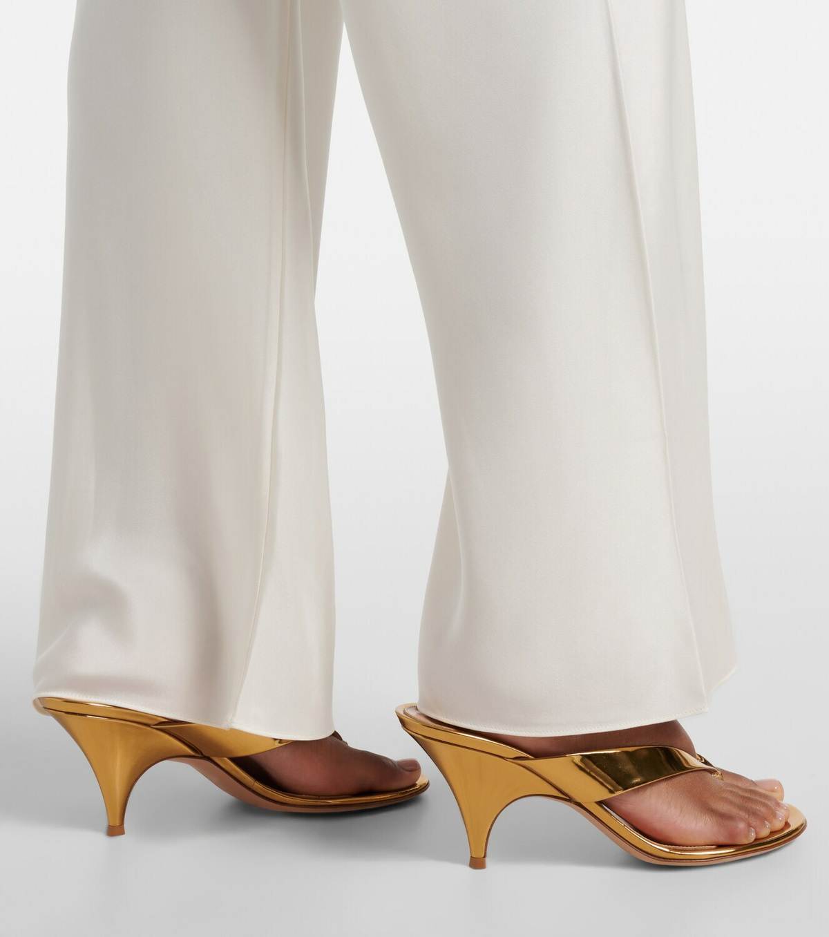 Posse Cove silk-blend straight pants