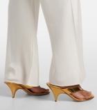 Posse Cove silk-blend straight pants
