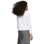 Chika Kisada White Ruffled and Shirred Shirt