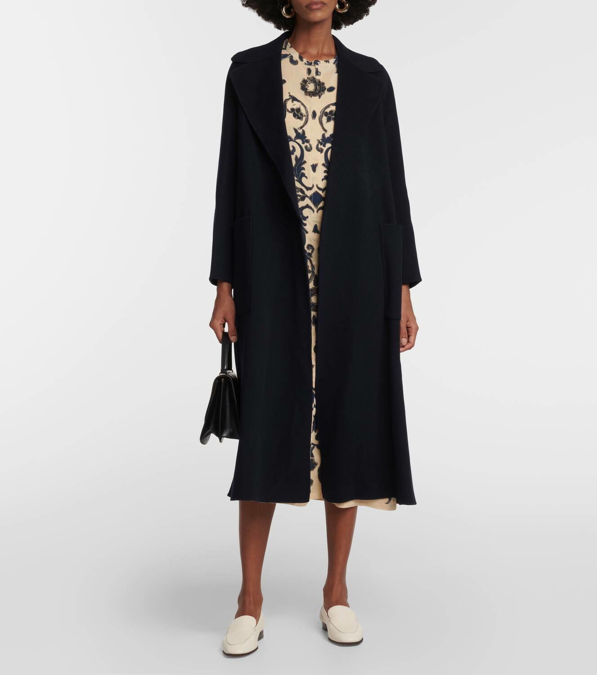 コート S Max Mara PAOLORE - Wool dressing gown coat S Max Mara Paolore Wool Dressing Gown Coat | Balardi