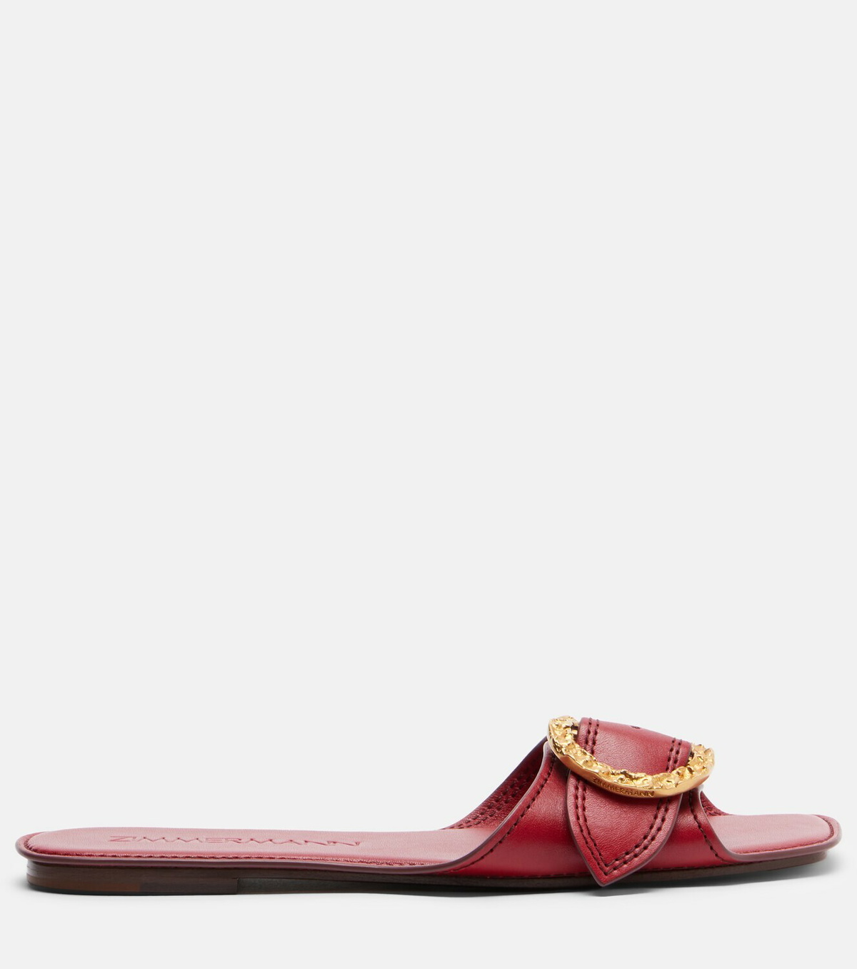 Zimmermann Solena leather slides