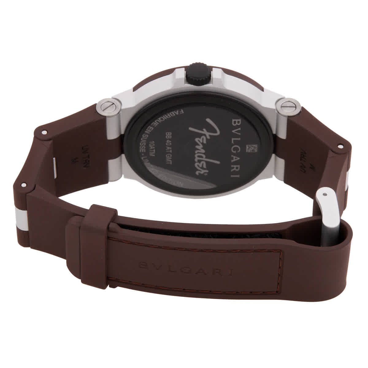 Bvlgari Aluminium X Fender Automatic Brown Dial Mens Watch 104117