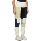 GR-Uniforma White and Navy Patchwork Lounge Pants