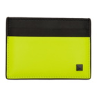 Valentino Yellow Valentino Garavani Rockstud Card Holder