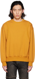 DRAE SSENSE Exclusive Orange Embroidered Sweatshirt