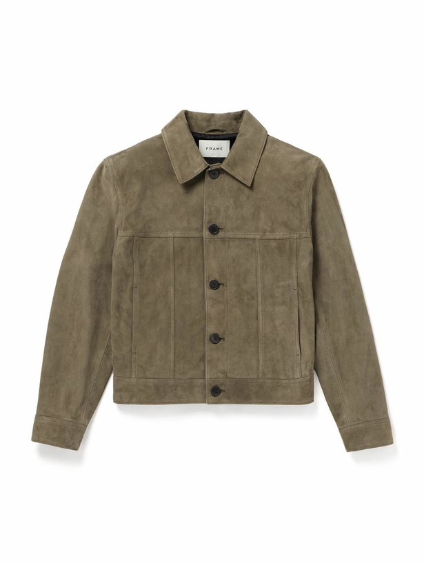 Photo: FRAME - Suede Jacket - Green