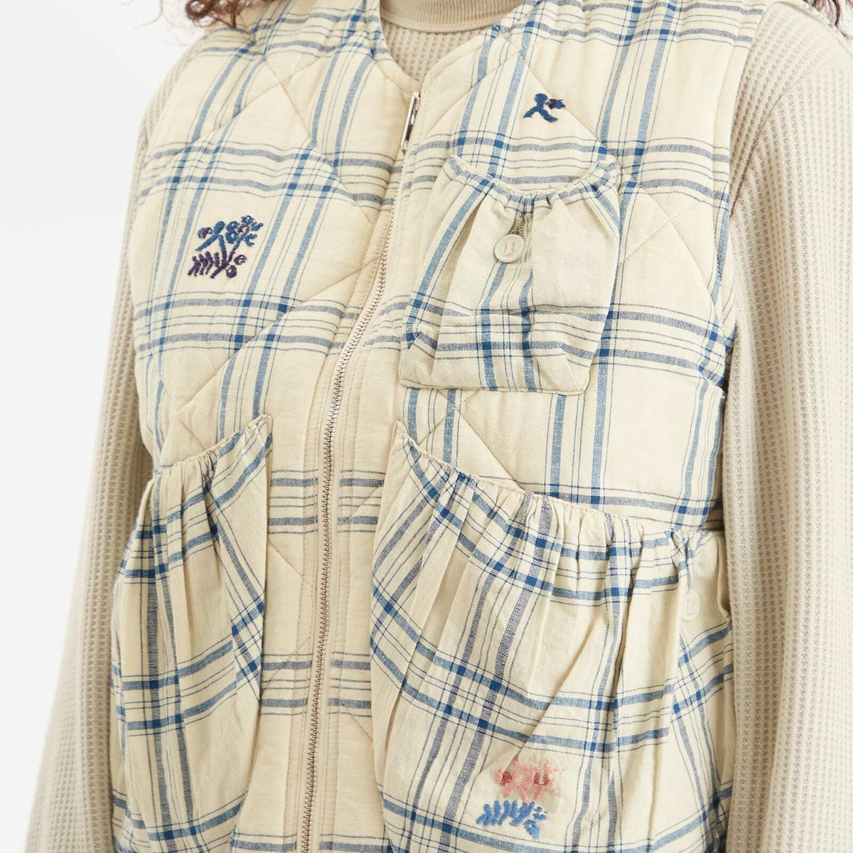 Story mfg. Women's Girolle Vest in French Gingham
