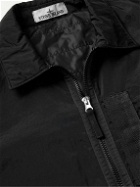 Stone Island - Logo-Appliquéd Padded Coated-Nylon Jacket - Black