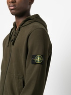 STONE ISLAND - Logo Cotton Hoodie