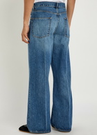 The Elder Statesman Hunter Wide-leg Jeans Blue