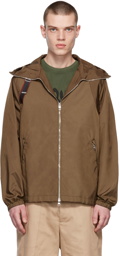 Alexander McQueen Brown Nylon Canvas Jacket