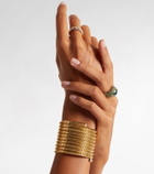 Marina B Trisolina 18kt gold bangle with diamonds