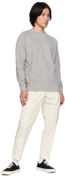 Maison Kitsuné Gray Chillax Fox Sweatshirt