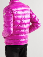 Moncler - Awake Acorus Logo-Appliquéd Quilted Glossed-Shell Down Jacket - Pink