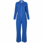 L.F. Markey Women's Long Sleeve Danny Boilersuit in Cobalt