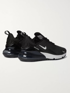 NIKE GOLF - Air Max 270 G Rubber-Trimmed Ripstop and Mesh Golf Shoes - Black