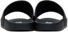 Versace Jeans Couture Black Logo Shelly Pool Slides