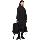 Y-3 Black Bonded-Logo Backpack