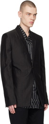 Rick Owens Black Fogpocket Blazer