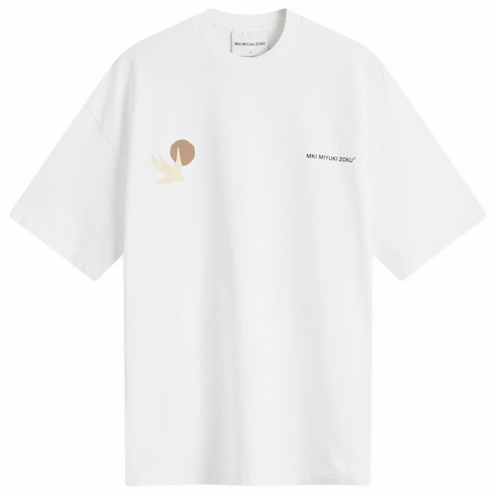 Photo: MKI Men's Swallow T-Shirt in White