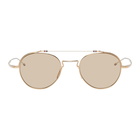 Thom Browne Gold and Silver TBS912 Sunglasses