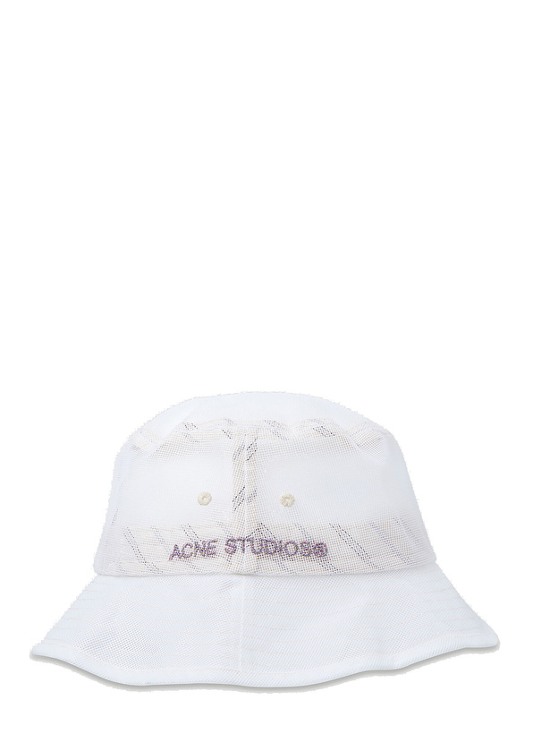 Photo: Mesh Bucket Hat in White