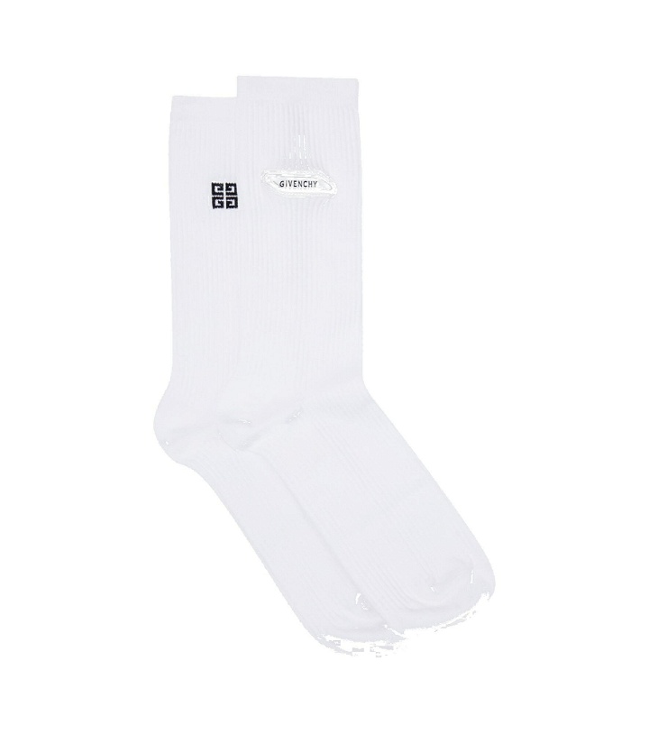 Photo: Givenchy - TK-MX logo cotton-blend socks