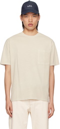 A.P.C. Off-White Boxy Tab T-Shirt