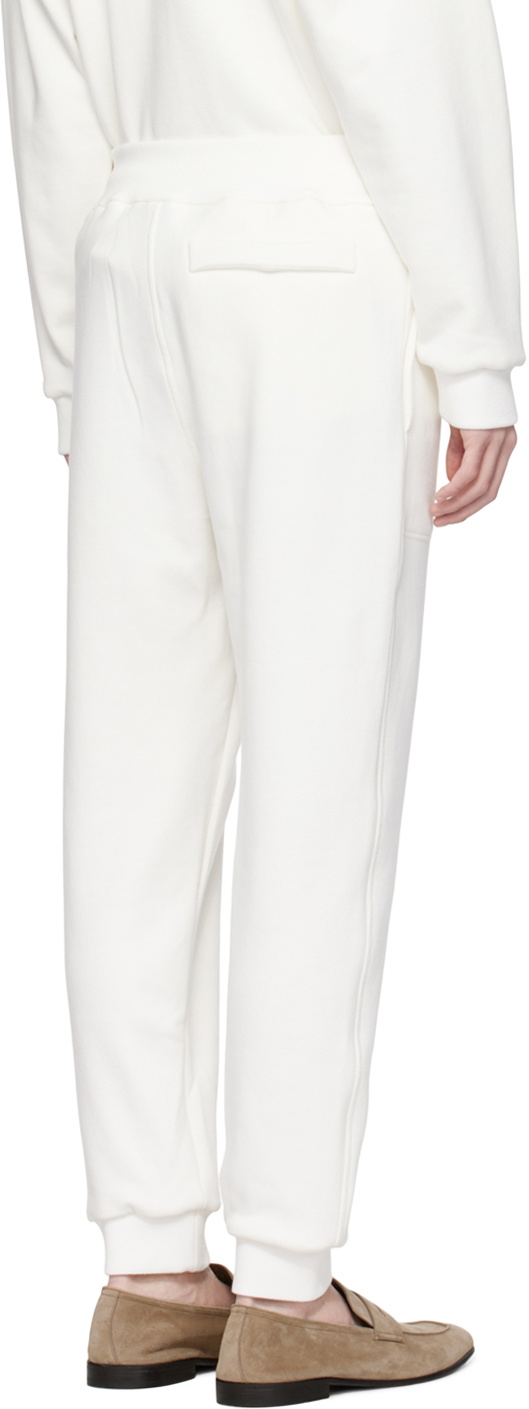 ZEGNA White Drawstring Sweatpants