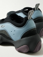Oakley Factory - Brain Dead Flesh Panelled Suede, Mesh and Scuba Slip-On Sneakers - Blue