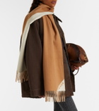 Prada Fringed cashmere scarf