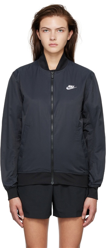 Photo: Nike Black Sportswear Essentials Bomber Jacket
