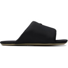MM6 Maison Margiela Black Padded Sandals