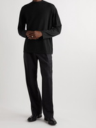 The Row - Elloroy Cotton and Cashmere-Blend Sweater - Black