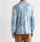 Barena - Calenda Tie-Dyed Cotton-Jersey Half-Zip Sweatshirt - Blue