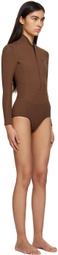 ABYSSE Brown Lotte One-Piece Wetsuit