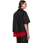 Prada Black Nylon Gabardine Shirt