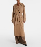 Jardin des Orangers Belted wool and cashmere trench coat