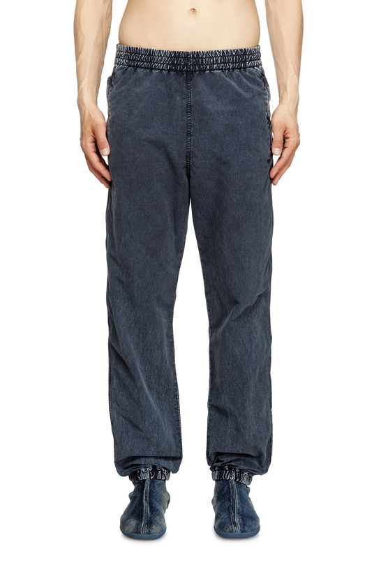 Photo: Diesel Pants in recycled nylon taslan - Pants Mens in Blue