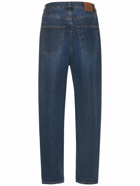 TOTEME - High Rise Tapered Organic Cotton Jeans