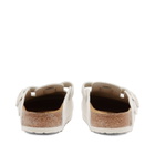 Birkenstock Boston Clog - Antique White Suede