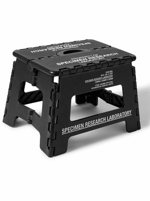 Photo: Neighborhood - Logo-Print Folding Step Stool