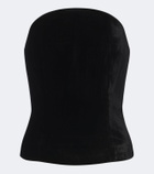 Roland Mouret Velvet corset