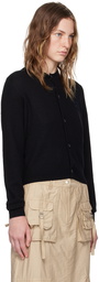 Acne Studios Black Crewneck Cardigan