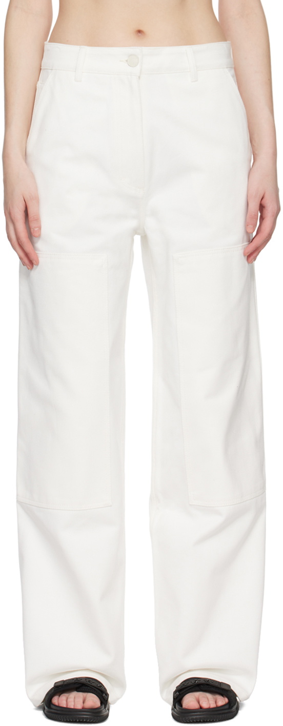 Cecilie Bahnsen White Virginia Trousers