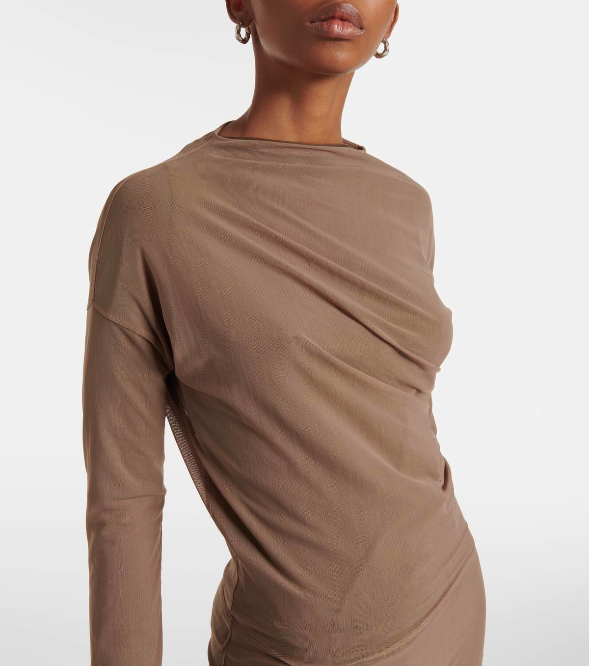 Lemaire dress 36サイズ Fitted Twisted Jersey Dress — Black – La Garçonne