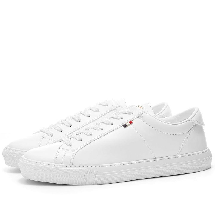Photo: Moncler New Monaco Cupsole Sneaker White